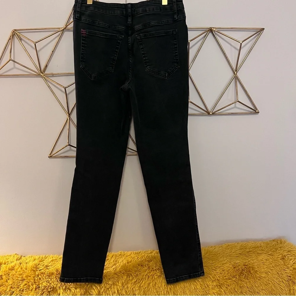 BDG Black Straight Leg Women's Jeans - Picture 4 of 6